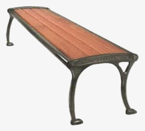 Backless Park Bench - Outdoor Bench