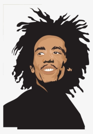 Cartoon Dreads Png - Bob Marley Cartoon