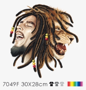 Camiseta Bob Marley - Bob Marley Avec Lion