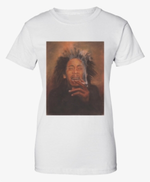 Bob Marley Smoking - My Defense I Was Left Unsupervised Shirt