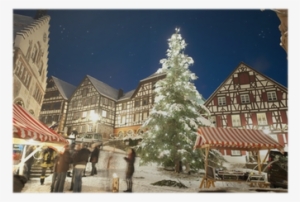 Póster Schiltach Plaza De La Ciudad Con El Árbol De - Christmas Lights