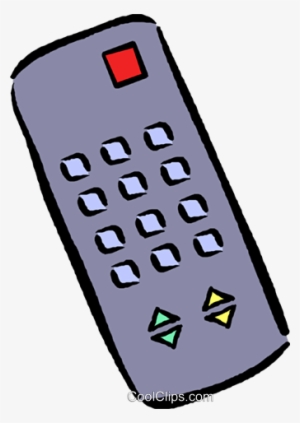 Remote Control Royalty Free Vector Clip Art Illustration - Remote Clipart Transparent Background
