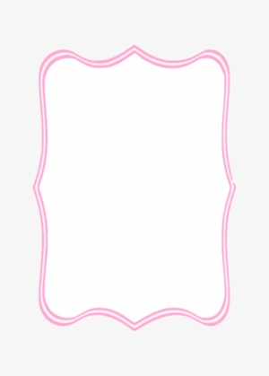 Pink Label Frame Clip Art