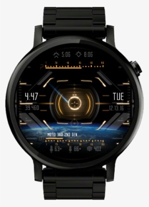 Watch Face Design - Motorola 00905nartl Moto 360 2nd Generation Mens 46mm