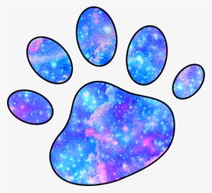 Galaxy Paws Pawprint Dog Cat Cute - Galaxy Paw Print