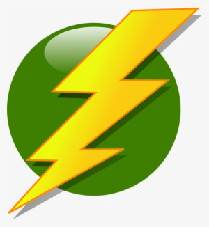 The Flash Symbol - Lightning Bolt Clipart