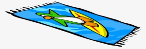 Surf Beach Towel Sprite 004 - Portable Network Graphics