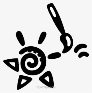 Paint Brush Royalty Free Vector Clip Art Illustration - Illustration