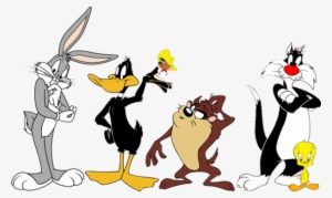 Bugs Bunny With Friends Image - Daffy Duck Looney Toons Retro Tv Show Tanktop