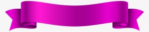 Pink Banner Transparent Clip Art Image - Banner Rosa Png