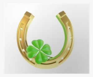 4 Leaf Clover And Horseshoe