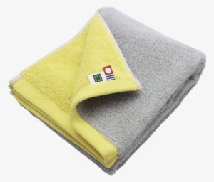 Imabari Towel Face Towel Anytime Reversible Grey/yellow - Imabari