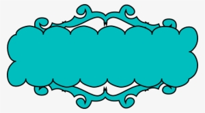 Teal Swirl Banner Clip Art At Clker - Clip Art