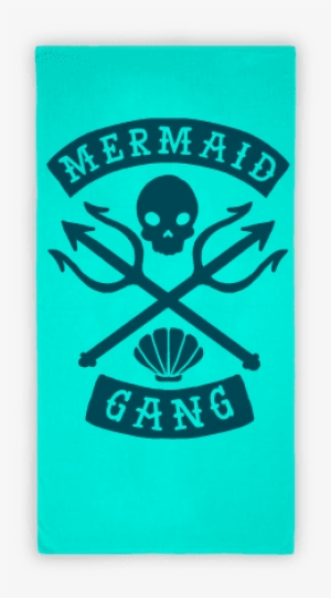 Mermaid Gang Beach Towel Towel - Mermaid Gang
