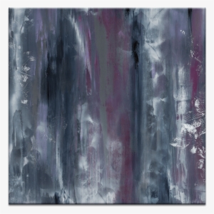 Purple Rain - Artist Lane Rain By Sally Adams Painting Print On Canvas