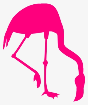 Pink Flamingo Silhouette Clip Art