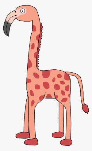 Flamingo Giraffe By K45mm D9ryxhs Mixed Animals - Drawing