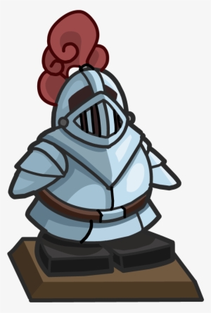 Frozen Fever Party Anna's Room Knight Statue - Club Penguin Knight Room