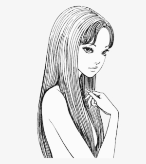 Transparent Girl Drawing - Junji Ito Tomie