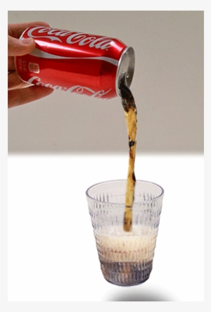 Today, When You Order "floating Coke\ - Coca Cola Can Pouring