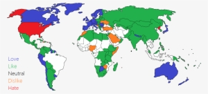Lovehate - Countries Use The Dollar