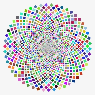 Fractal Drawing Spiral Psychedelic Art Vortex - Tableau Bubble Art