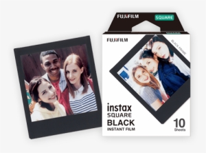 Black Frame•10sheets X 1packs - Instax Square Black Film