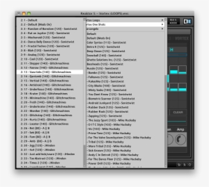 Vortex Presets - Multimedia Software