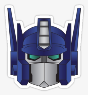 Optimus Prime Face Cartoon - Transformers Cartoon Optimus Prime Face