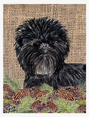 Auction - Caroline's Treasures Affenpinscher 2-sided Garden Flag