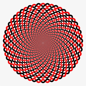 Vortex Vector Circle - Optical Illusion Designs Clocks