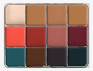 Skin Illustrator On Set Palette, Greg Cannom, 12 Shade - Eye Shadow