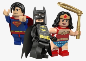Batman, Wonder Woman And Superman In Lego Batman 2 - Batman And Wonder Woman Lego
