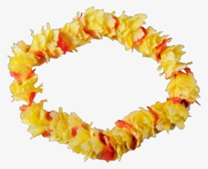 Hawaiian Necklace Png - Flower Lei Png
