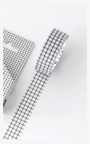 Black And White Grid Washi
