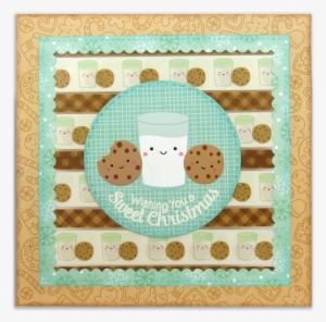 Doodlebug Design Milk & Cookie Washi Tape Holiday Christmas - Cookie And Milk Christmas Card
