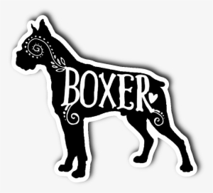 Boxer Sticker - Throw Pillow