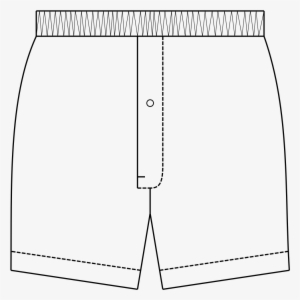 File - Boxer Shorts - Svg - Boxer Shorts Coloring Page