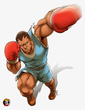 Clipart Free Stock Boxing Match Frames Illustrations - Street Fighter Balrog Bison