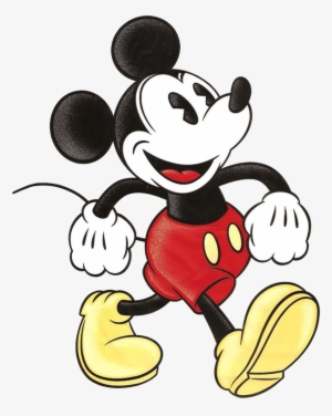 Vintage Mickey Mouse Clipart - Old Mickey Mouse Png