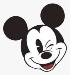 Classic Mickey Mouse Face - Mickey Png