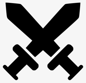 Swords Crossed Png Jpg Freeuse Stock - Battle Icon