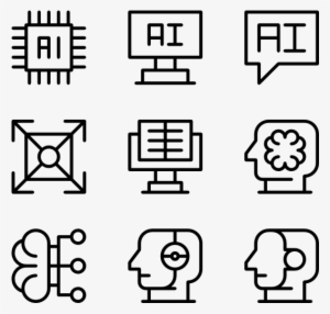 Artificial Intelligence - Pixel Icon Png