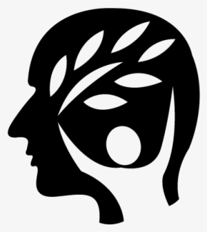 Head With Cereal Plant As Brain Vector - Food Brain Png Symbol