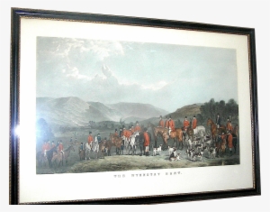 Offered Is A Beautifully Preserved And Properly Framed - Hunting
