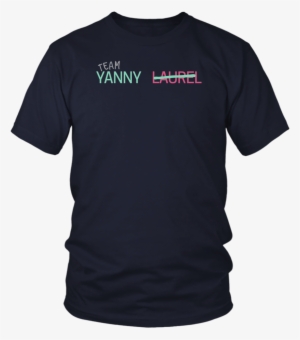 Laurel Crossed Out Team Yanny T-shirt - Star Trek Disco Shirt