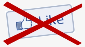 Facebook's Like Button, Crossed Out With A Big Red - Flags Jersey