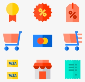 Ecommerce Elements - Payment Vector Icon Orange