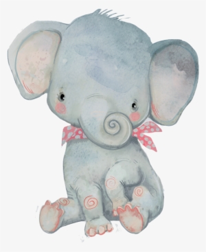 Image Du Blog Zezete2 - Elephant Watercolor Clipart Png