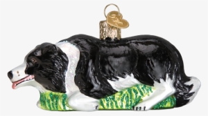 3.5" Old World Christmas Pembroke Welsh Corgi Glass
